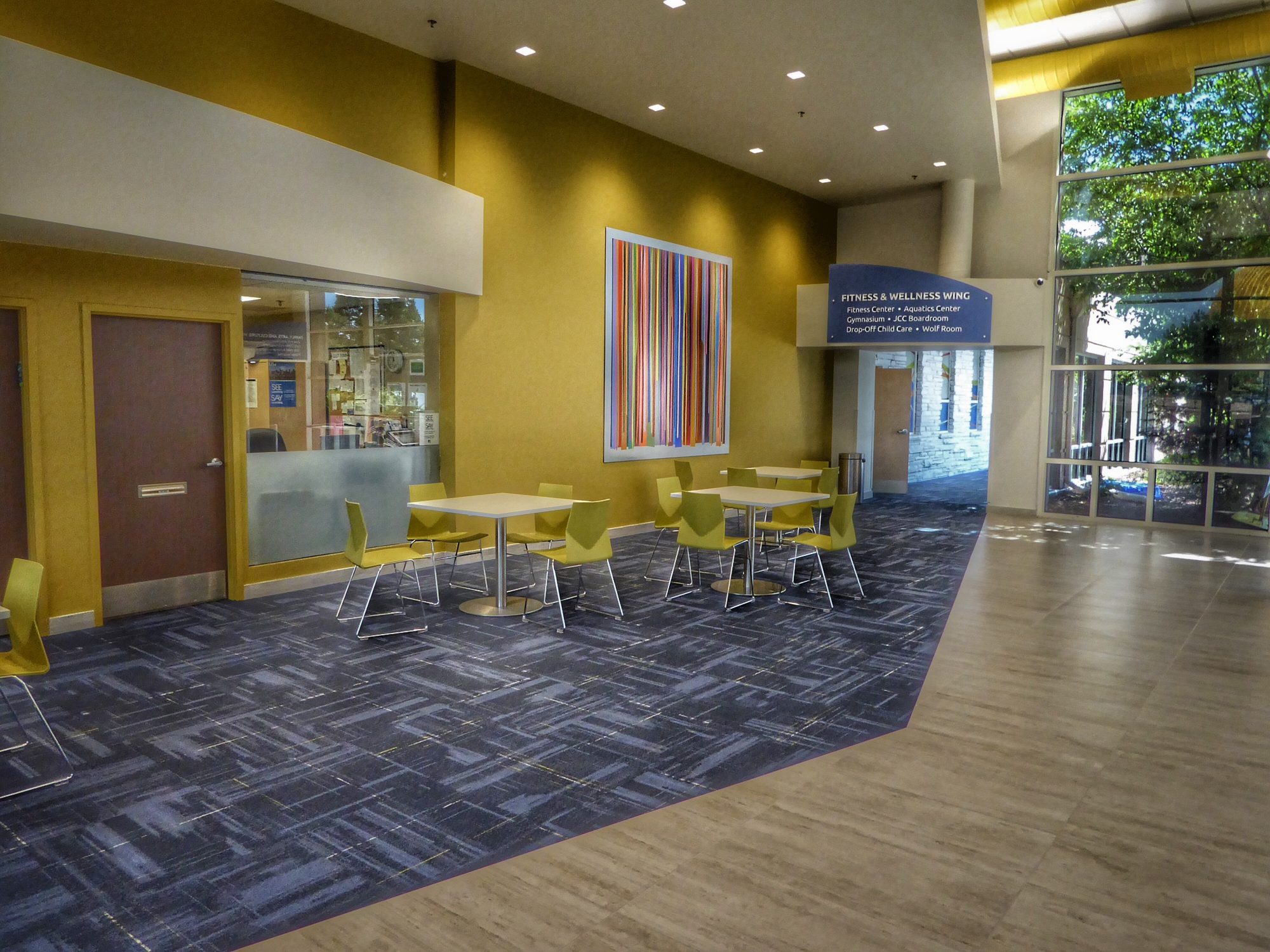 JCC Lobby — Education project by Waner Construction